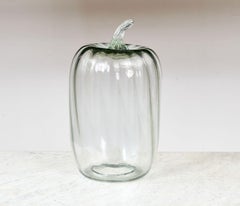 Collection of Three Glass Pumpkins