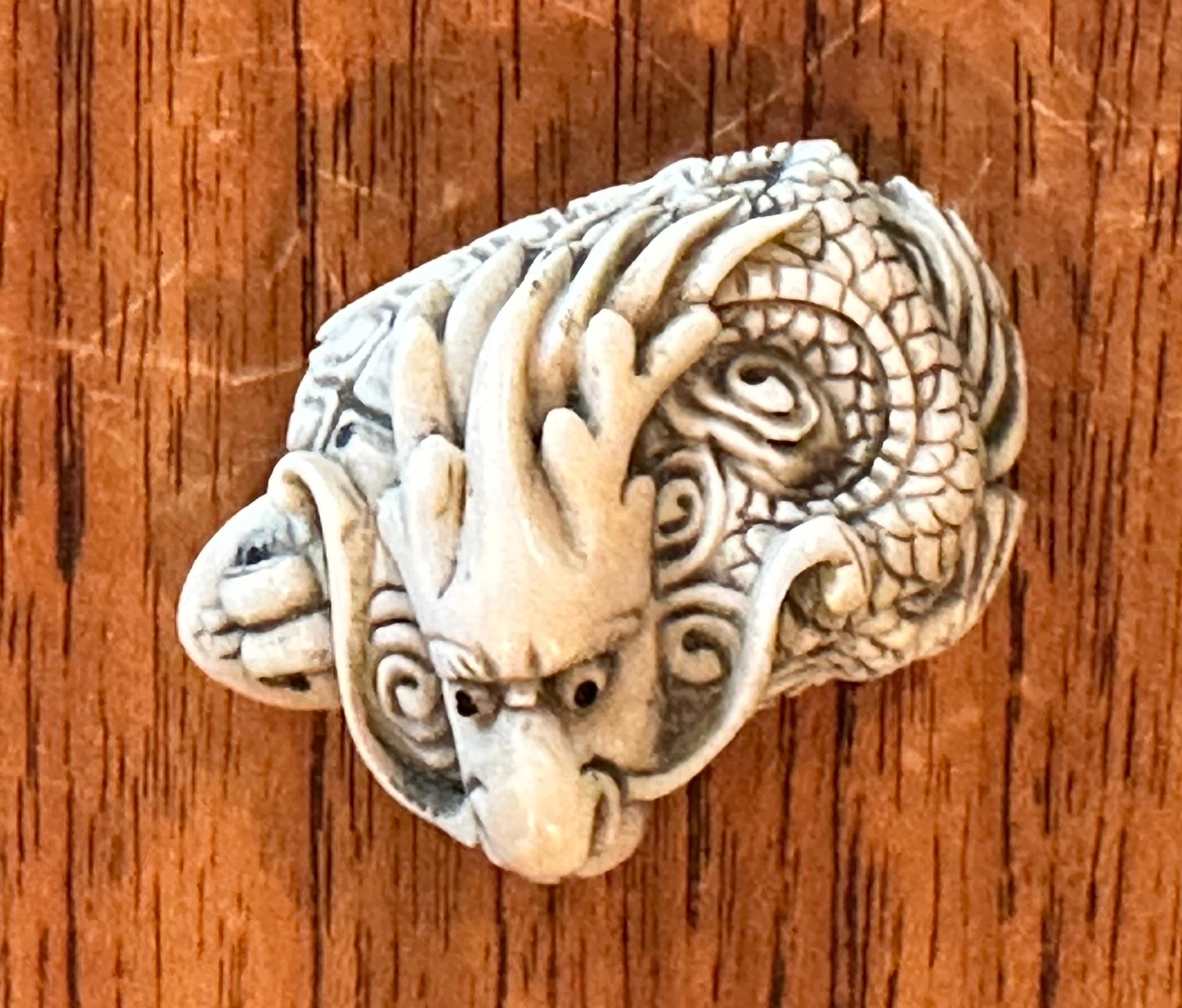 Collection of Three Japanese Turtle Netsukes in vendita 7