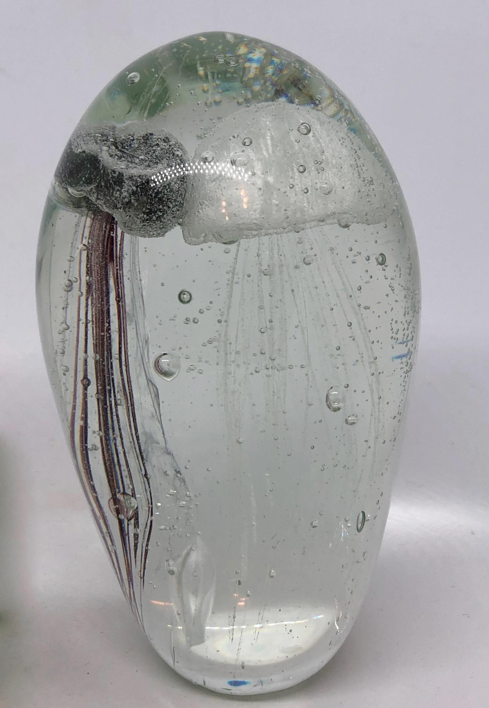 murano jellyfish paperweight