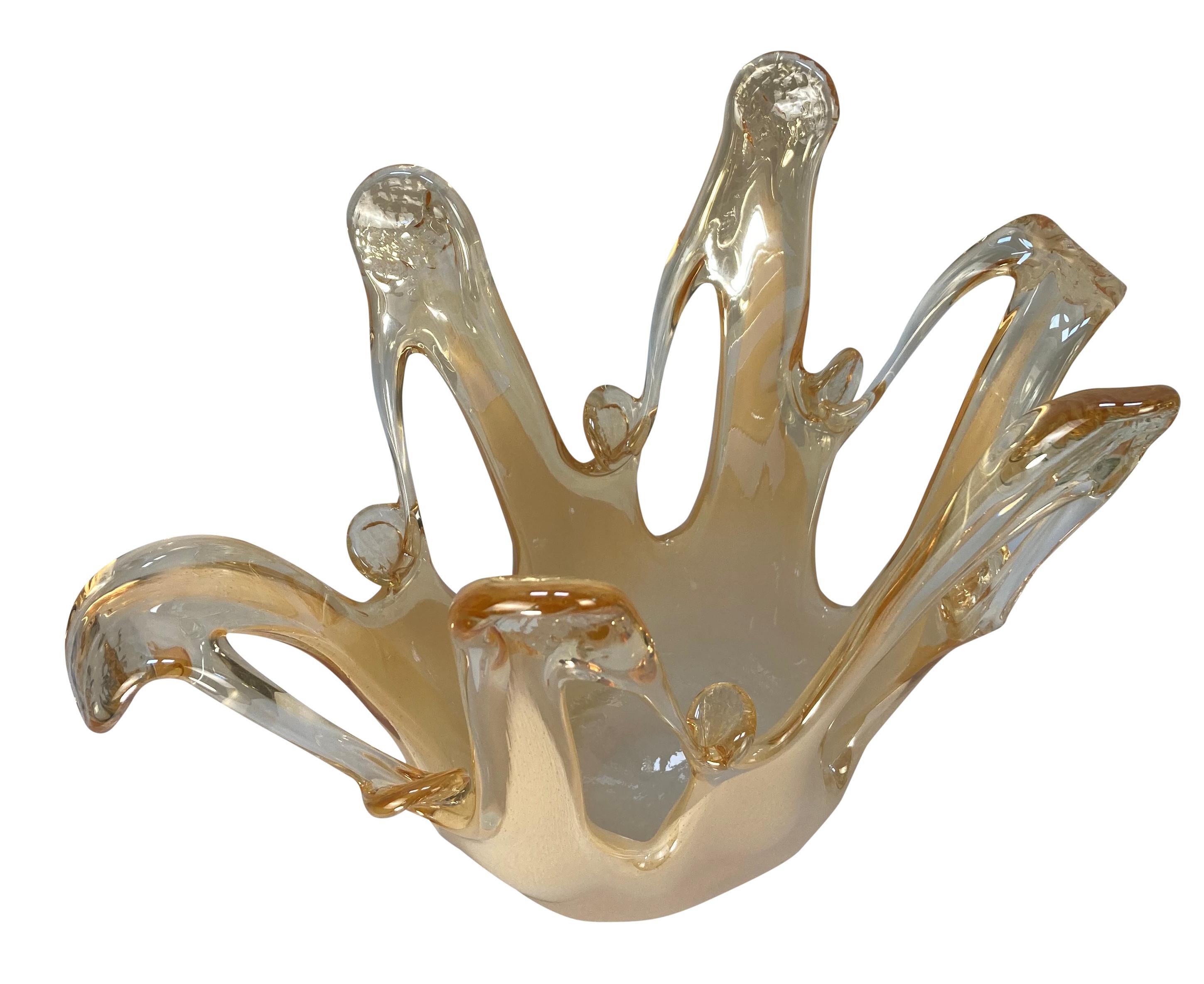 Collection of Three Large Murano Glass Vases (Moderne der Mitte des Jahrhunderts) im Angebot