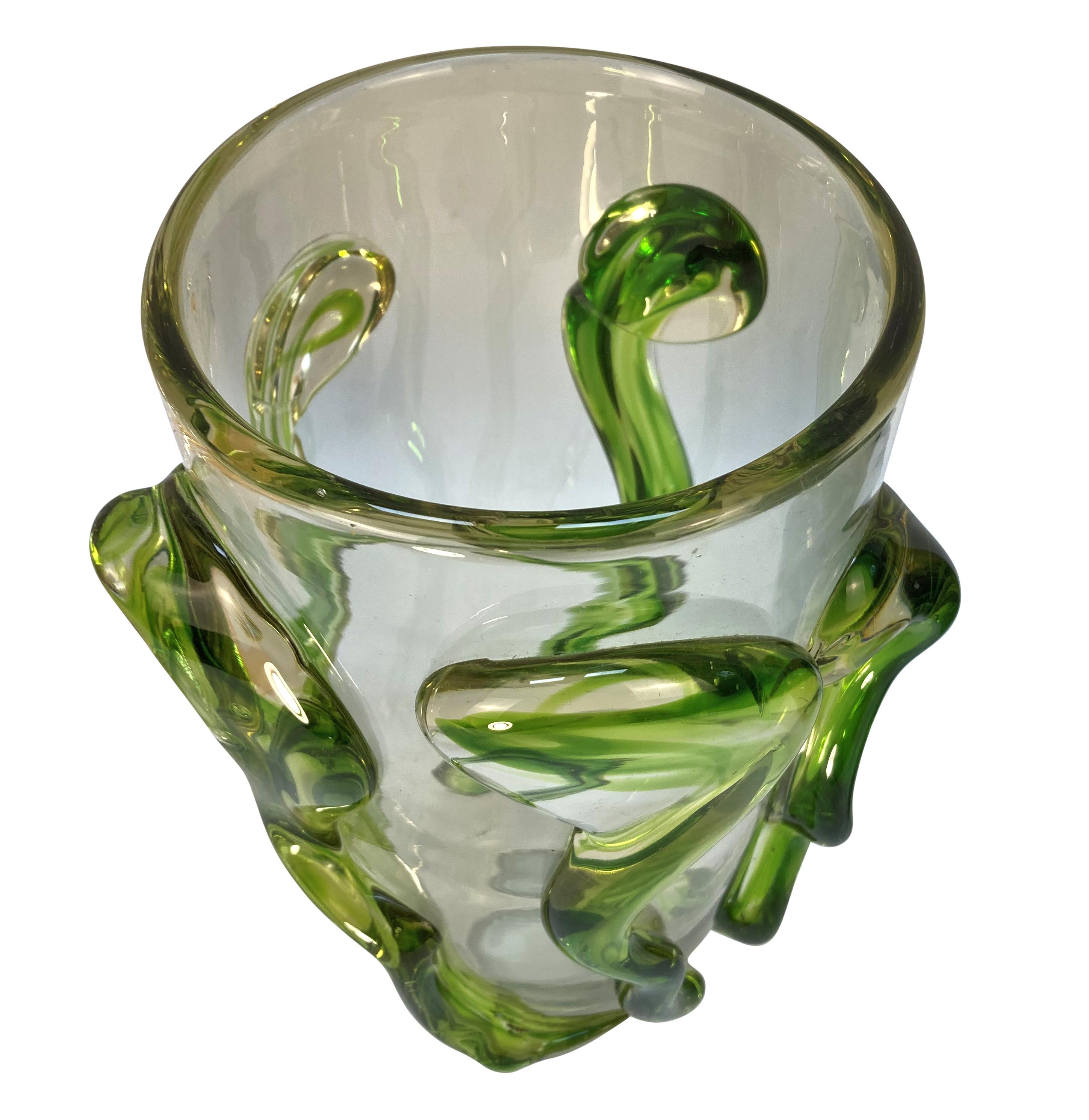Collection of Three Large Murano Glass Vases im Zustand „Gut“ im Angebot in Kent, Dover