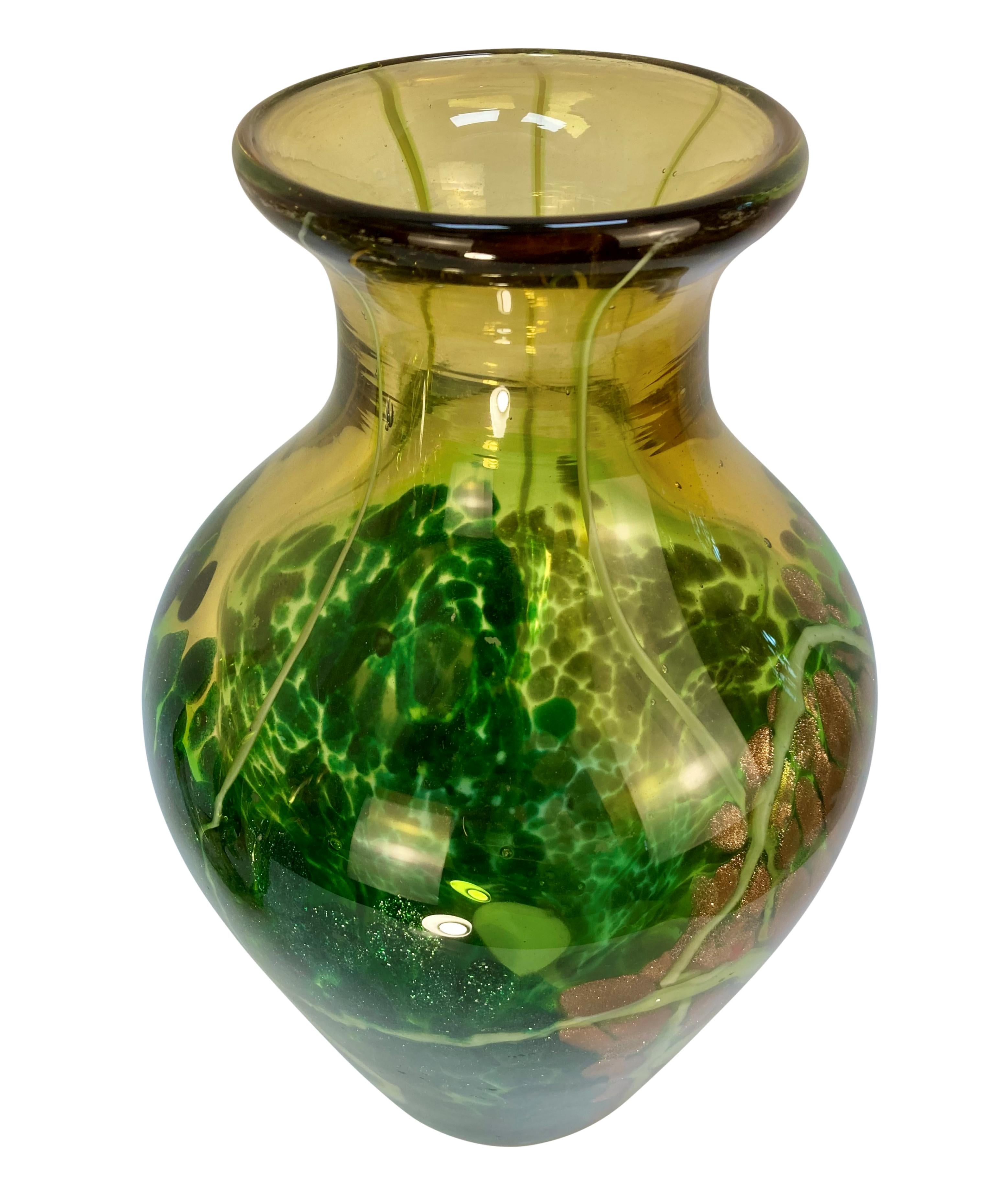 Collection of Three Large Murano Glass Vases (Mitte des 20. Jahrhunderts) im Angebot