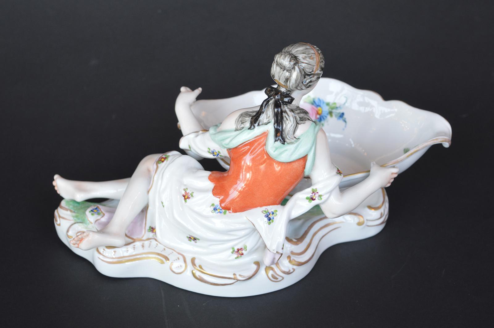 Collection of Three Meissen Figures For Sale 6