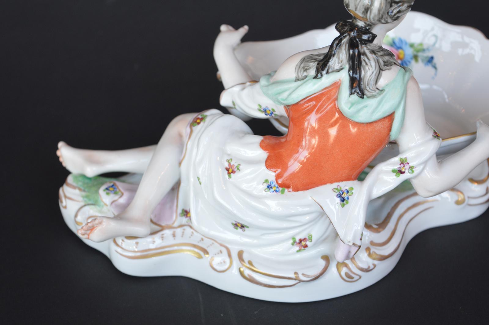 Collection of Three Meissen Figures For Sale 7