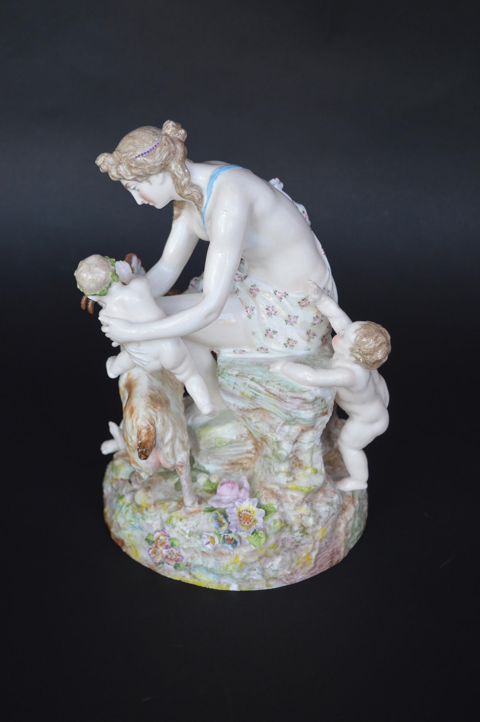 German Collection of Three Meissen Figures For Sale