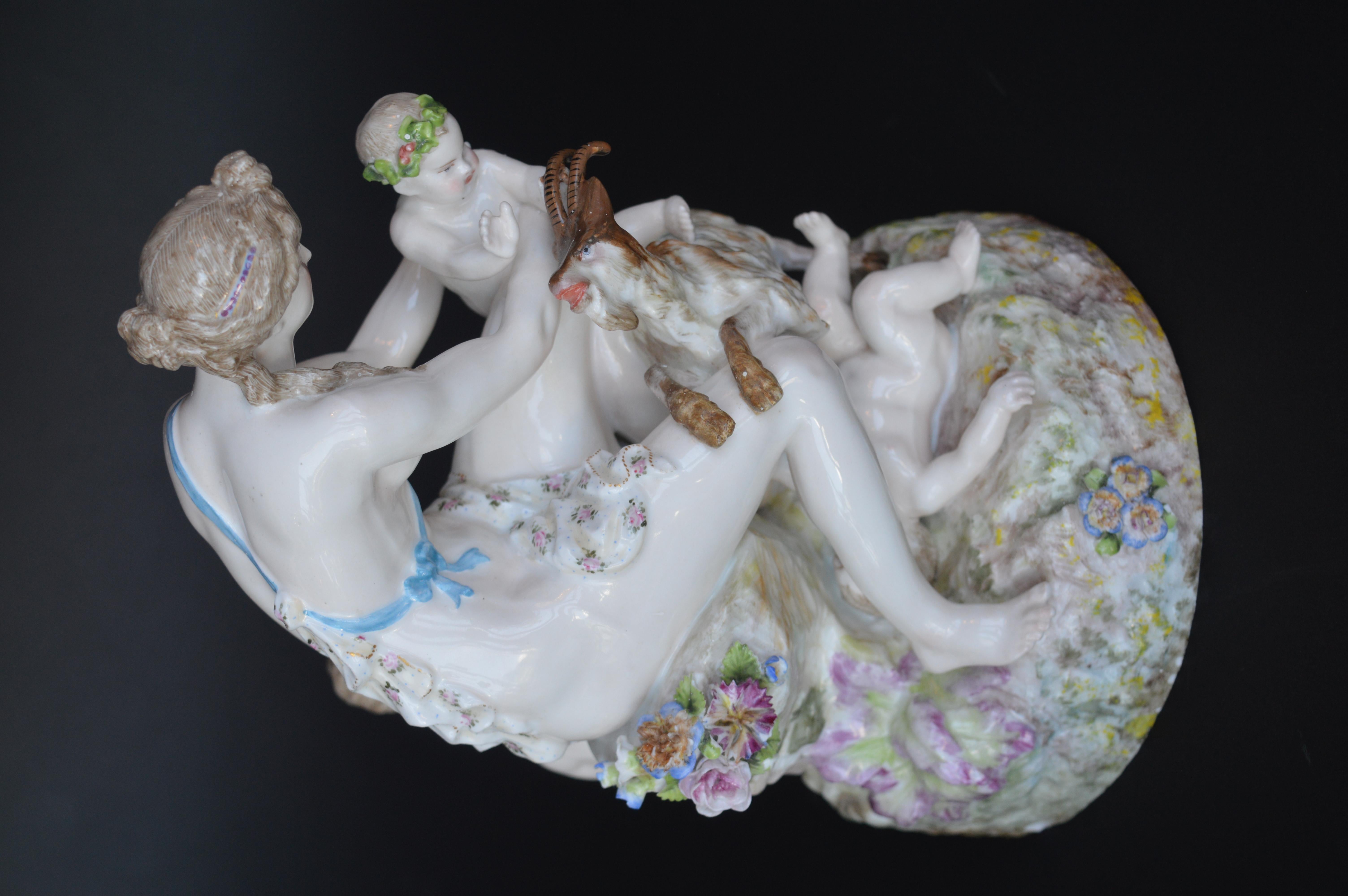 Collection of Three Meissen Figures In Good Condition For Sale In Los Angeles, CA