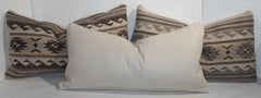 Collection of Three Mexican Indian Weaving Geometric Pillows -3