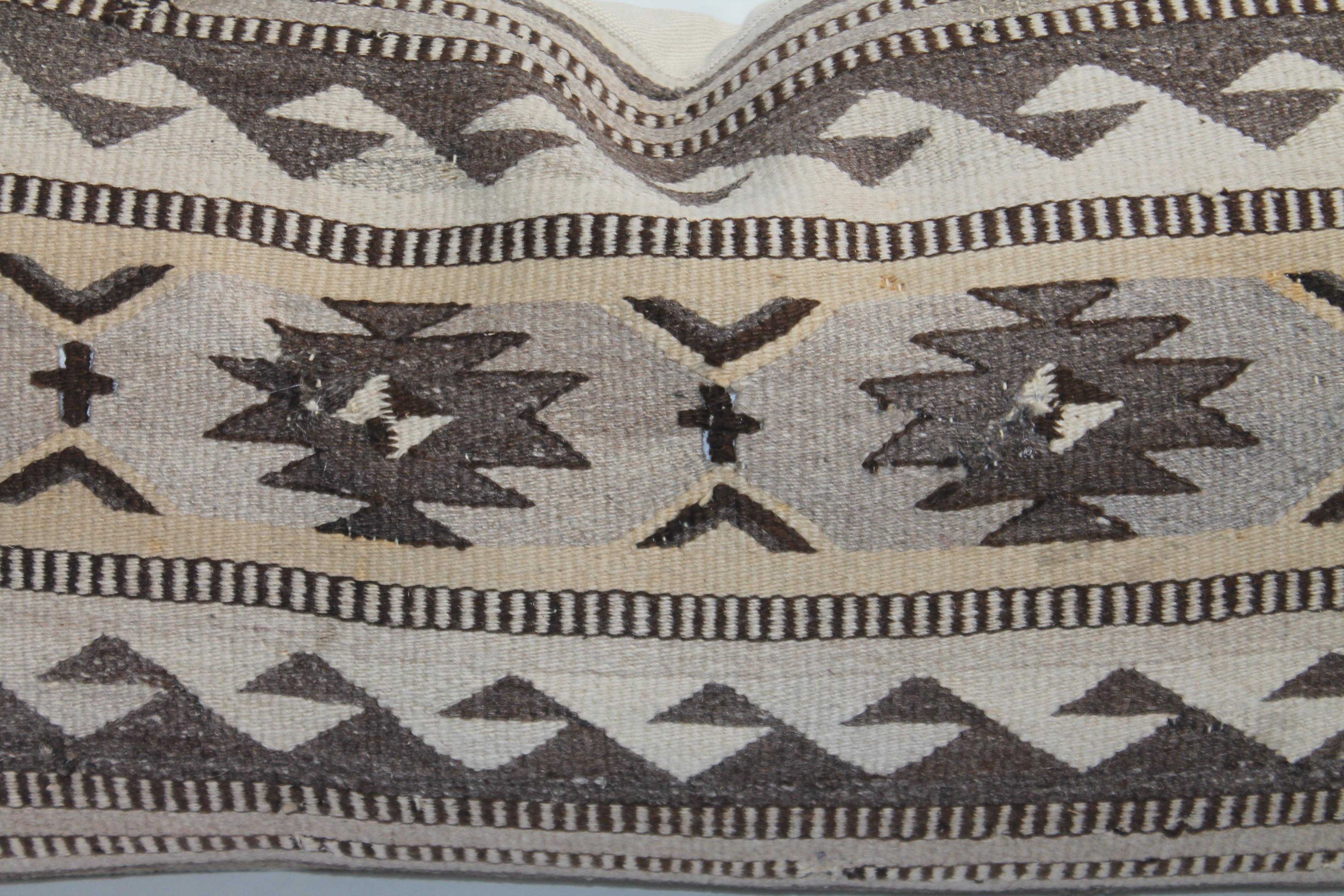 Collection of Three Mexican Indian Weaving Geometric Pillows -3 For Sale 1