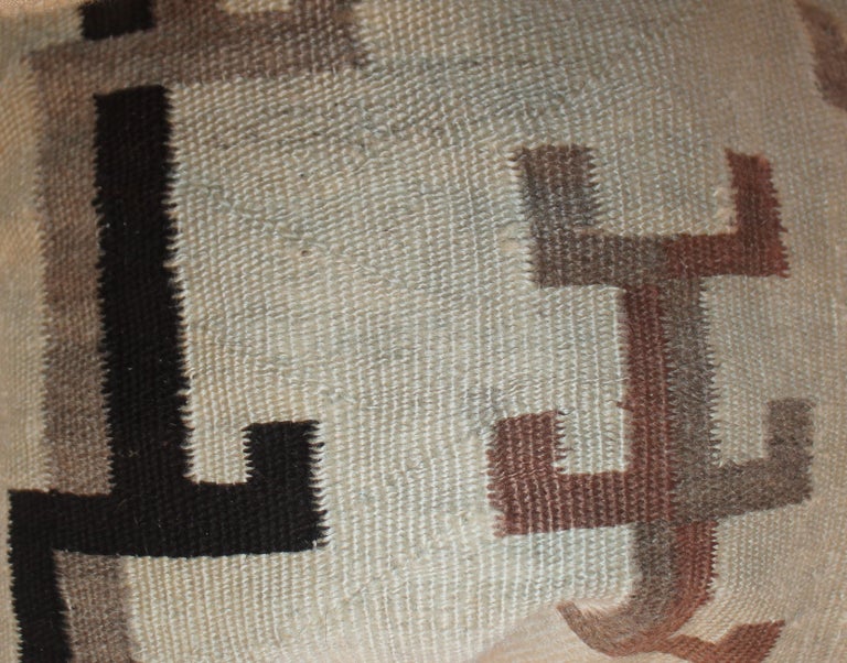 American Collection of Three Navajo Indian Weaving Pillows For Sale