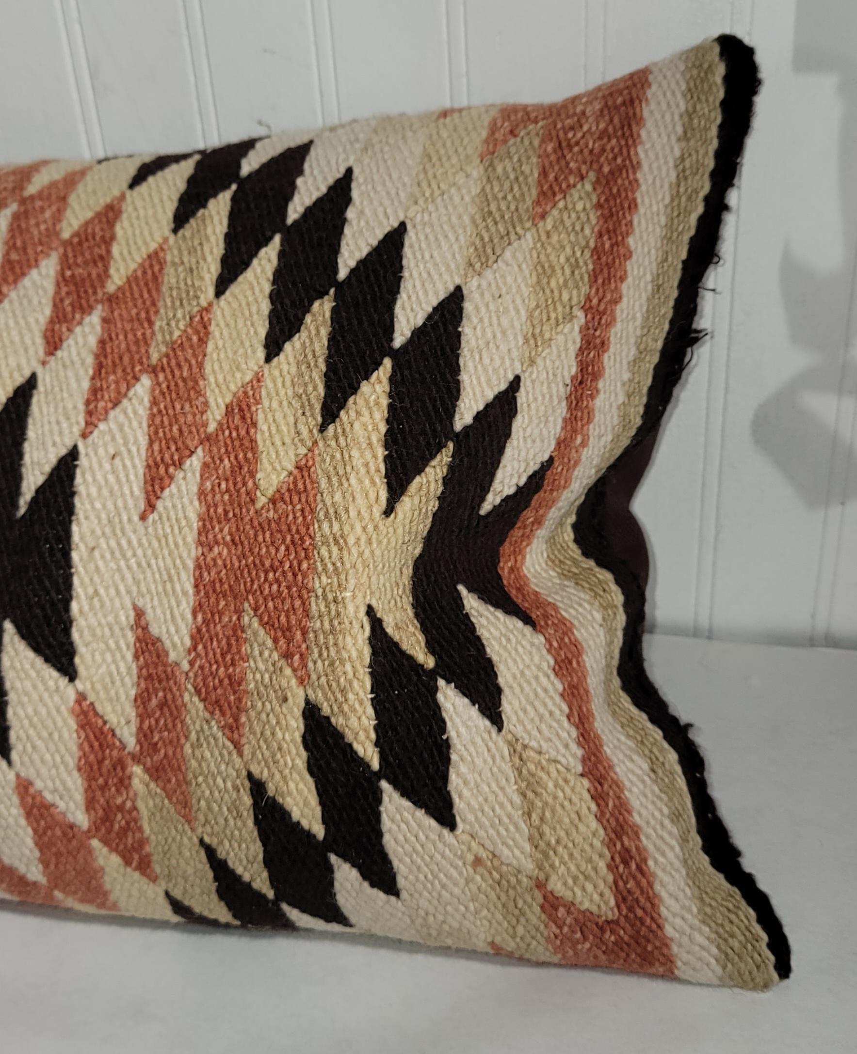 Adirondack Collection of Three Navajo Indian Woven Pillows  For Sale