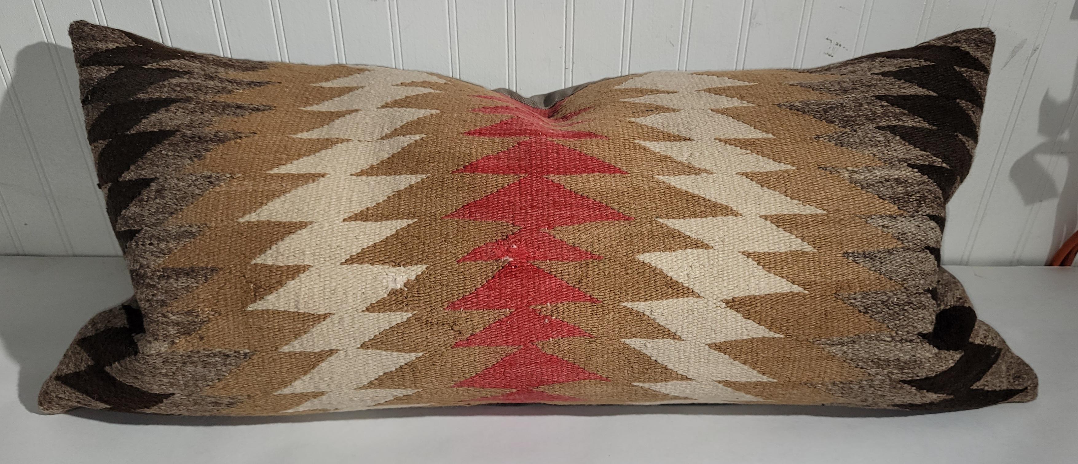 American Collection of Three Navajo Indian Woven Pillows  For Sale