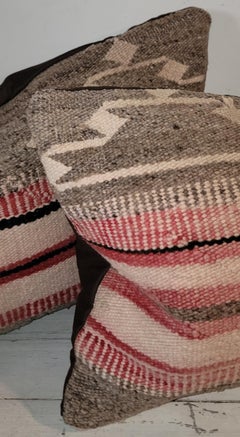 Collection of Three Navajo Striped Pillows -3