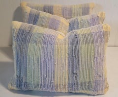 Collection of Three Rag Rug pillows