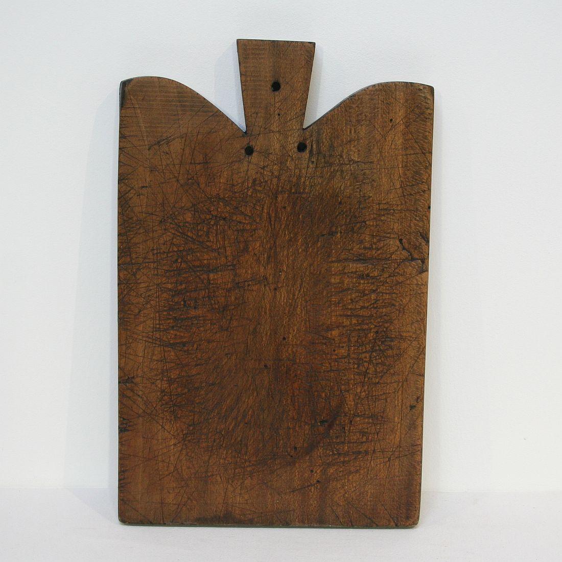 Collection of Three Rare French 19th Century, Wooden Chopping / Cutting Boards 6