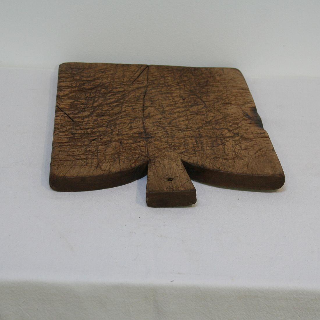Collection of Three Rare French 19th Century, Wooden Chopping or Cutting Boards 9