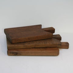 Collection of Three Rare French 19th Century, Wooden Chopping/Cutting Boards