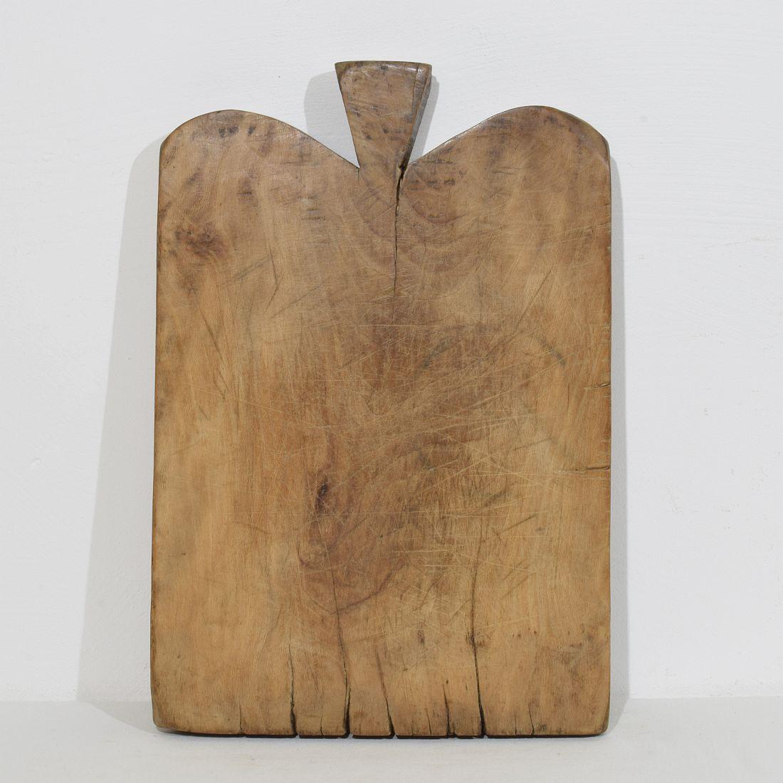 Collection of Three Rare French, 19th Century, Wooden Chopping or Cutting Boards For Sale 6