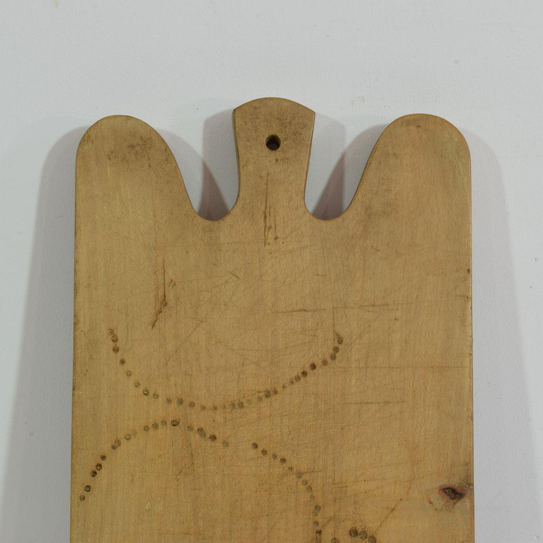 Collection of Three Rare French, 19th Century, Wooden Chopping or Cutting Boards 8