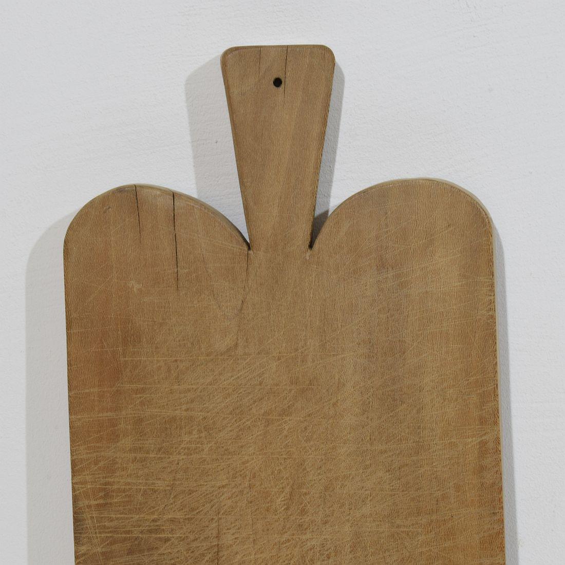 Collection of Three Rare French, 19th Century, Wooden Chopping or Cutting Boards For Sale 7