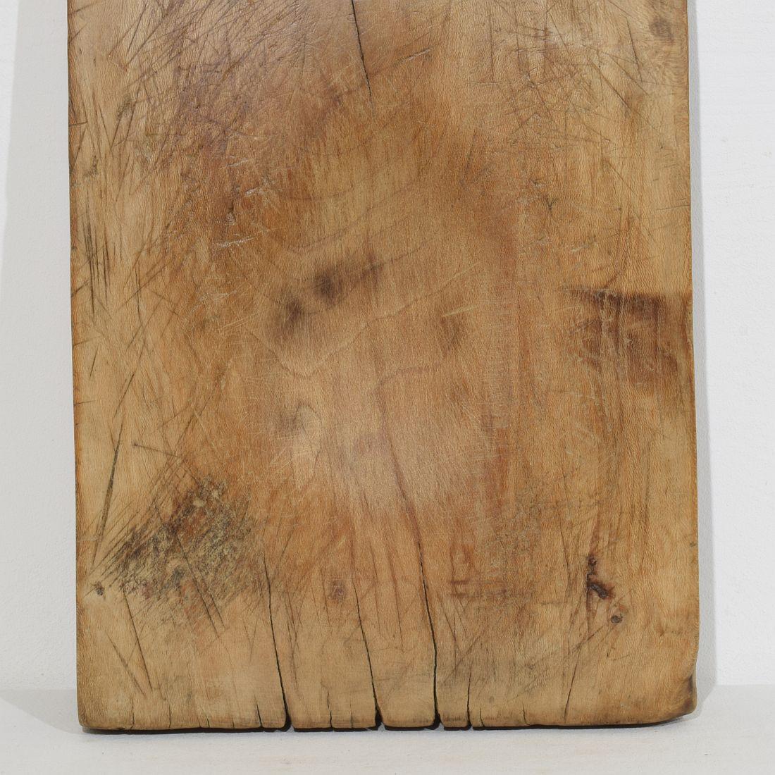 Collection of Three Rare French, 19th Century, Wooden Chopping or Cutting Boards For Sale 8