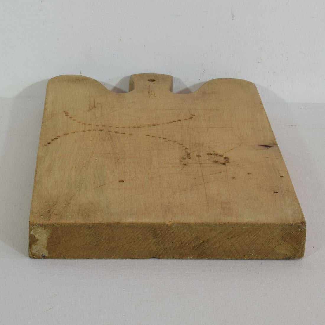 Collection of Three Rare French, 19th Century, Wooden Chopping or Cutting Boards 10