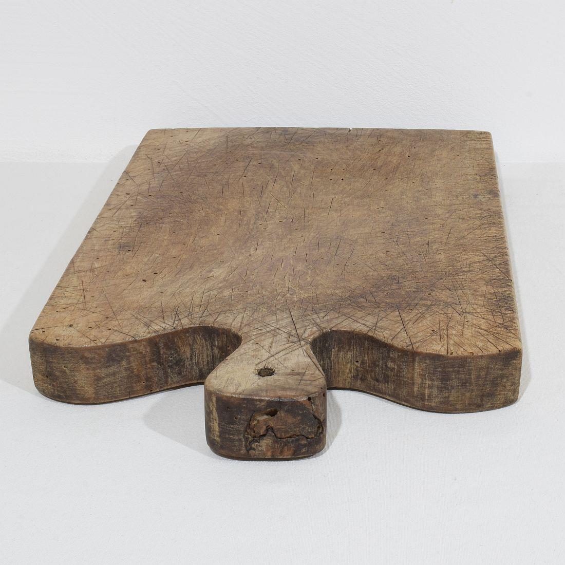 Collection of Three Rare French, 19th Century, Wooden Chopping or Cutting Boards 10