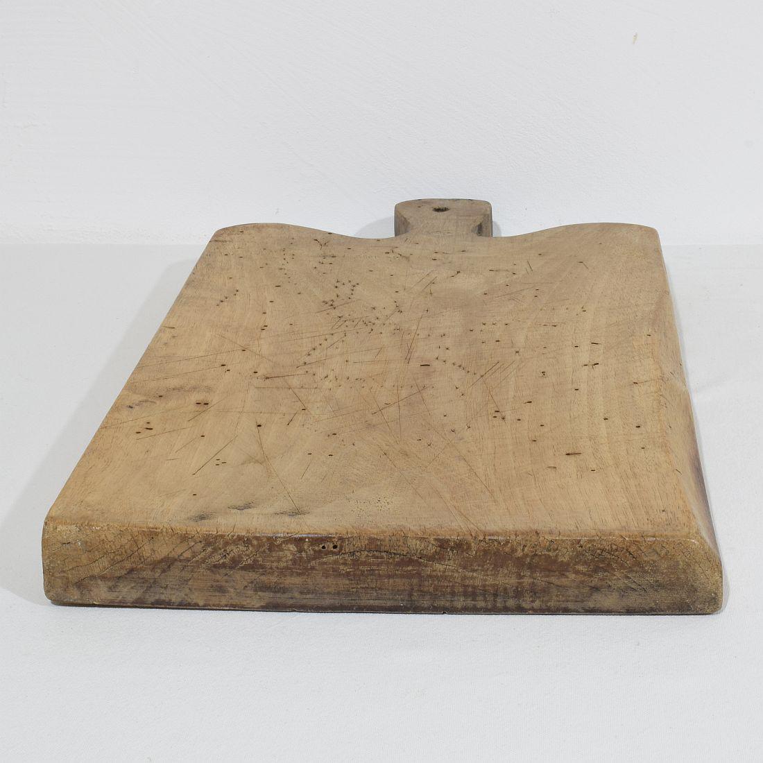 Collection of Three Rare French, 19th Century, Wooden Chopping or Cutting Boards 11