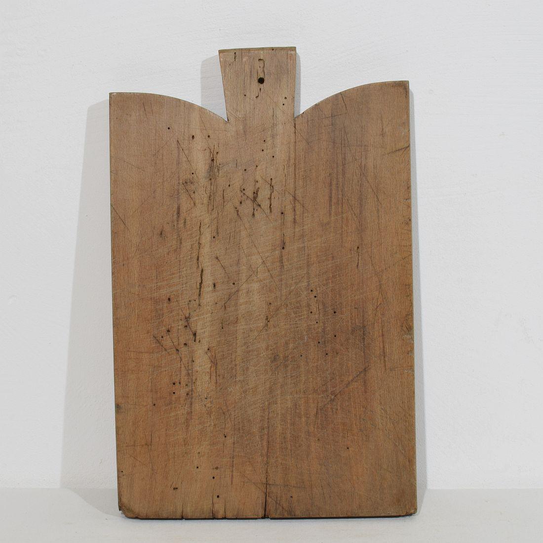 Collection of Three Rare French, 19th Century, Wooden Chopping or Cutting Boards For Sale 11