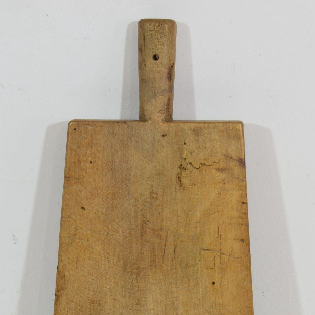 Collection of Three Rare French, 19th Century, Wooden Chopping or Cutting Boards 14