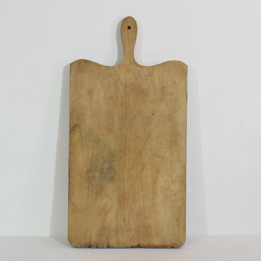 French Provincial Collection of Three Rare French, 19th Century, Wooden Chopping or Cutting Boards