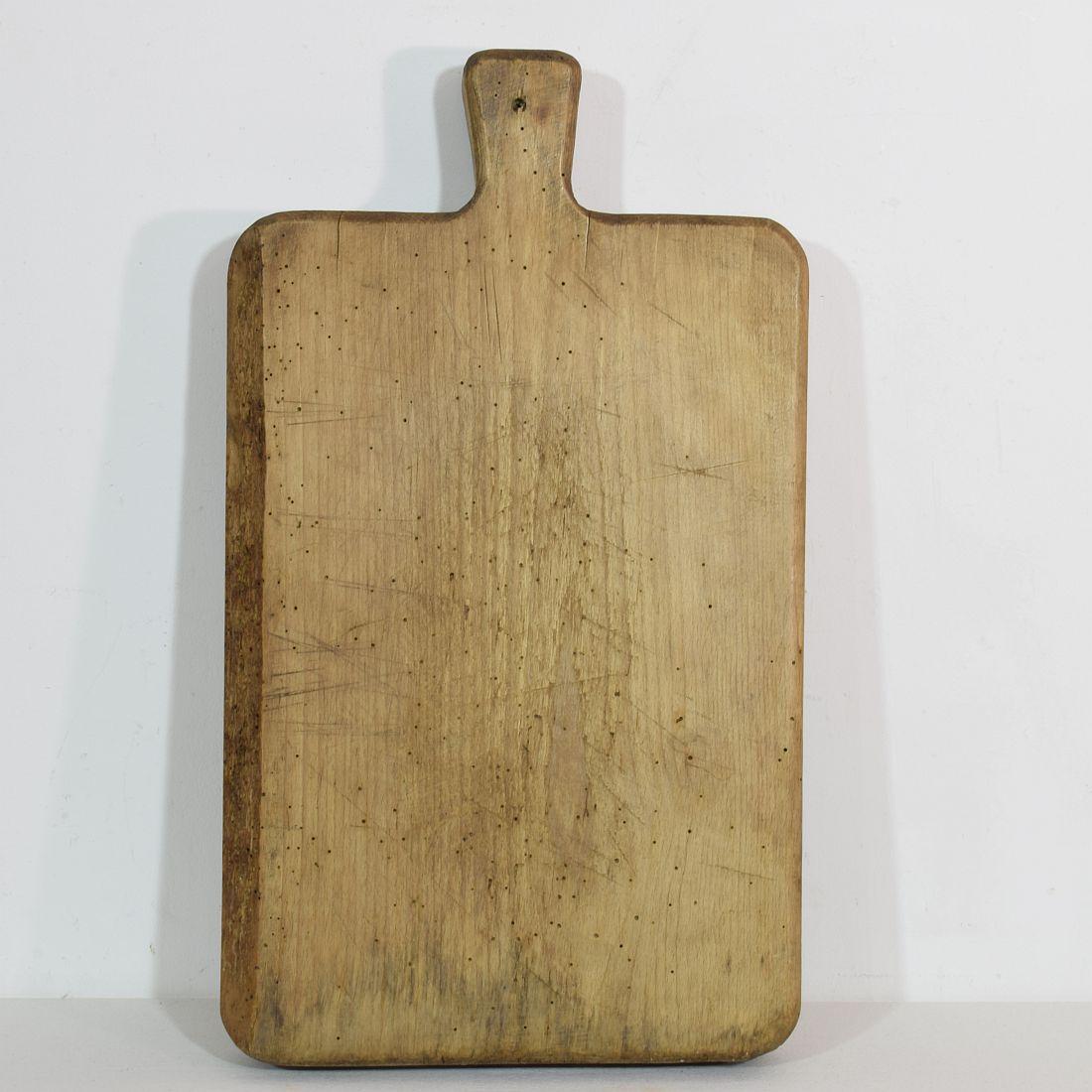 Collection of Three Rare French, 19th Century, Wooden Chopping or Cutting Boards In Good Condition In Buisson, FR