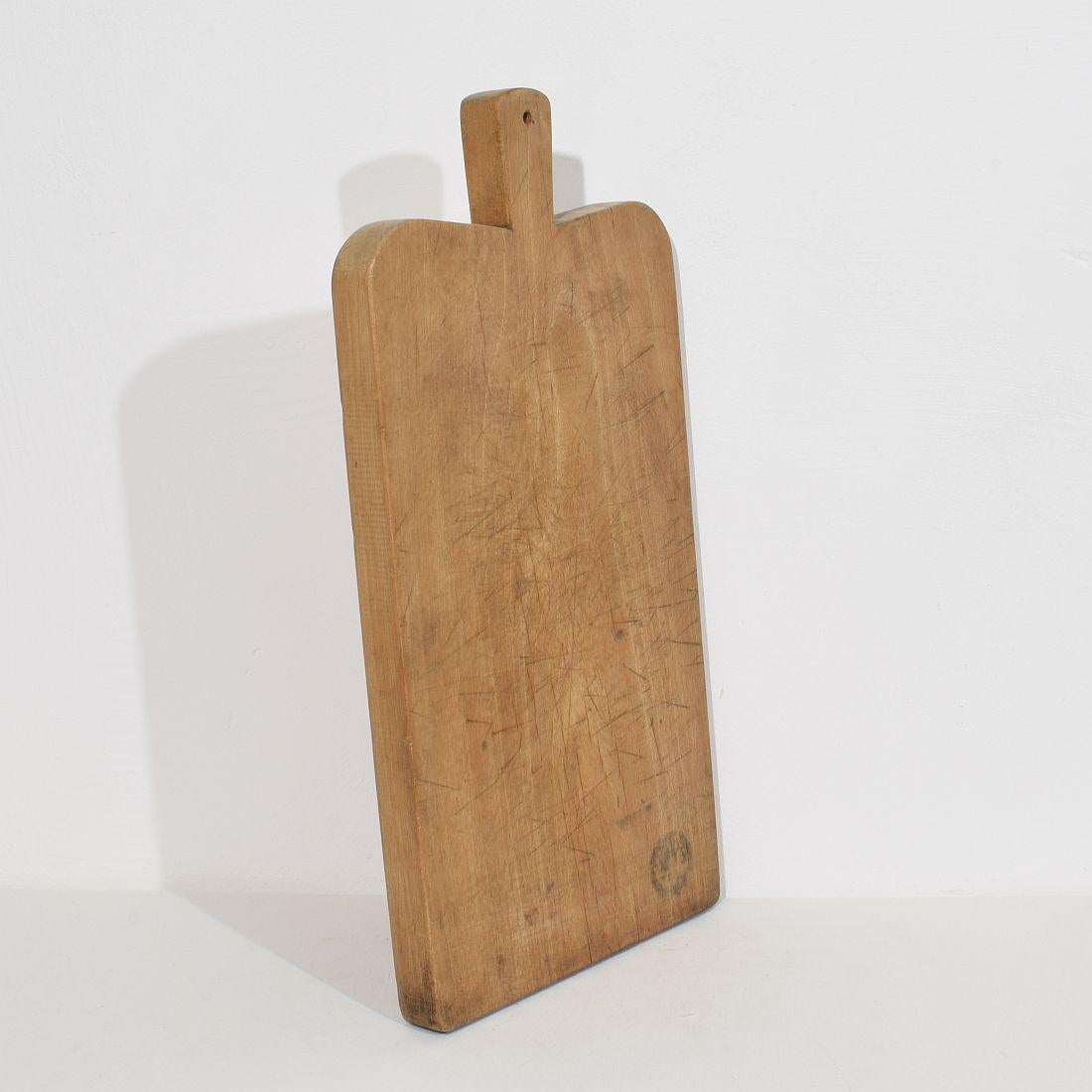 Hand-Carved Collection of Three Rare French, 19th Century, Wooden Chopping or Cutting Boards For Sale