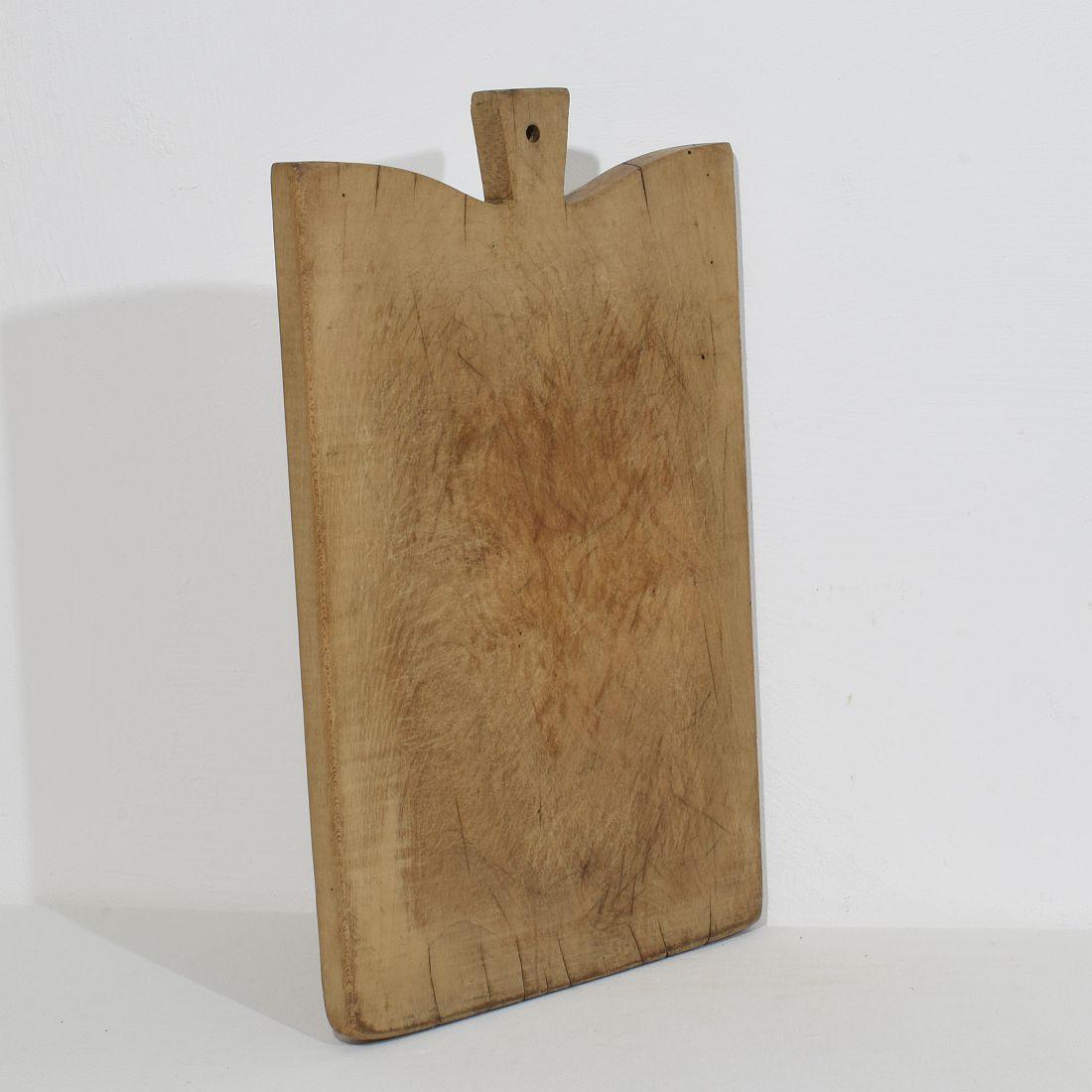 Collection of Three Rare French, 19th Century, Wooden Chopping or Cutting Boards In Good Condition For Sale In Buisson, FR
