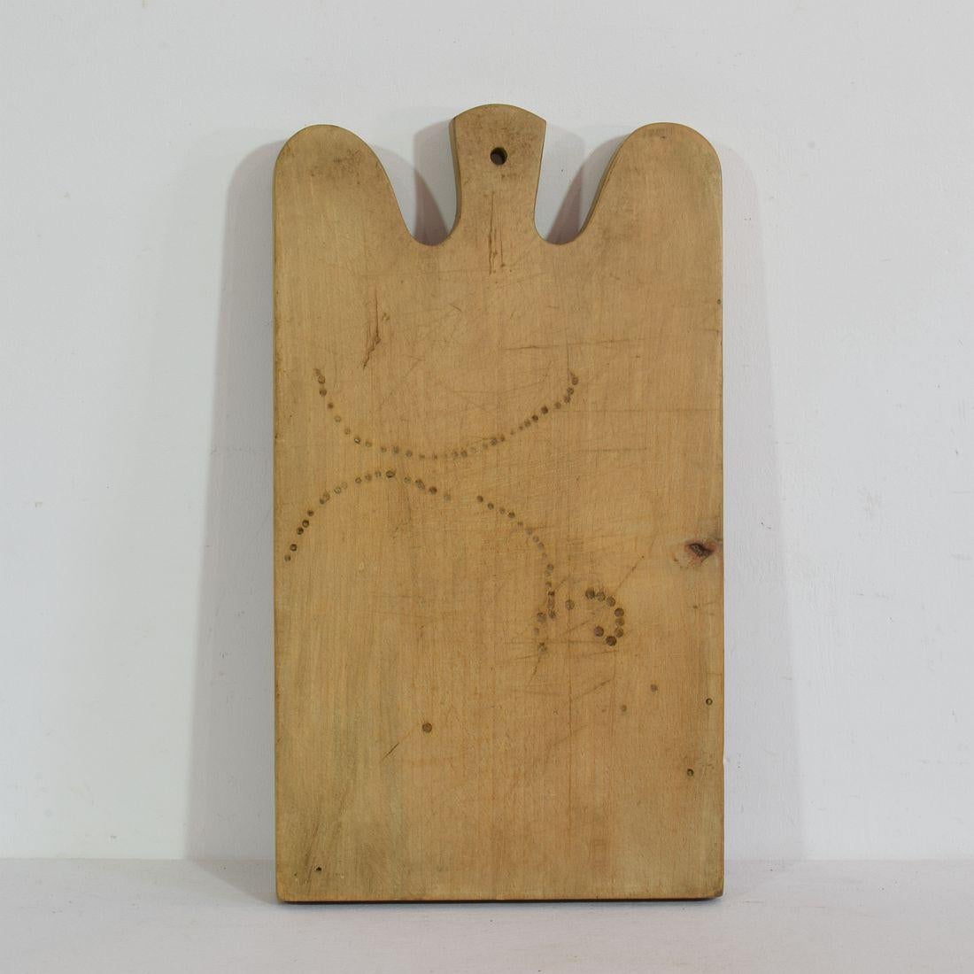 Collection of Three Rare French, 19th Century, Wooden Chopping or Cutting Boards 5