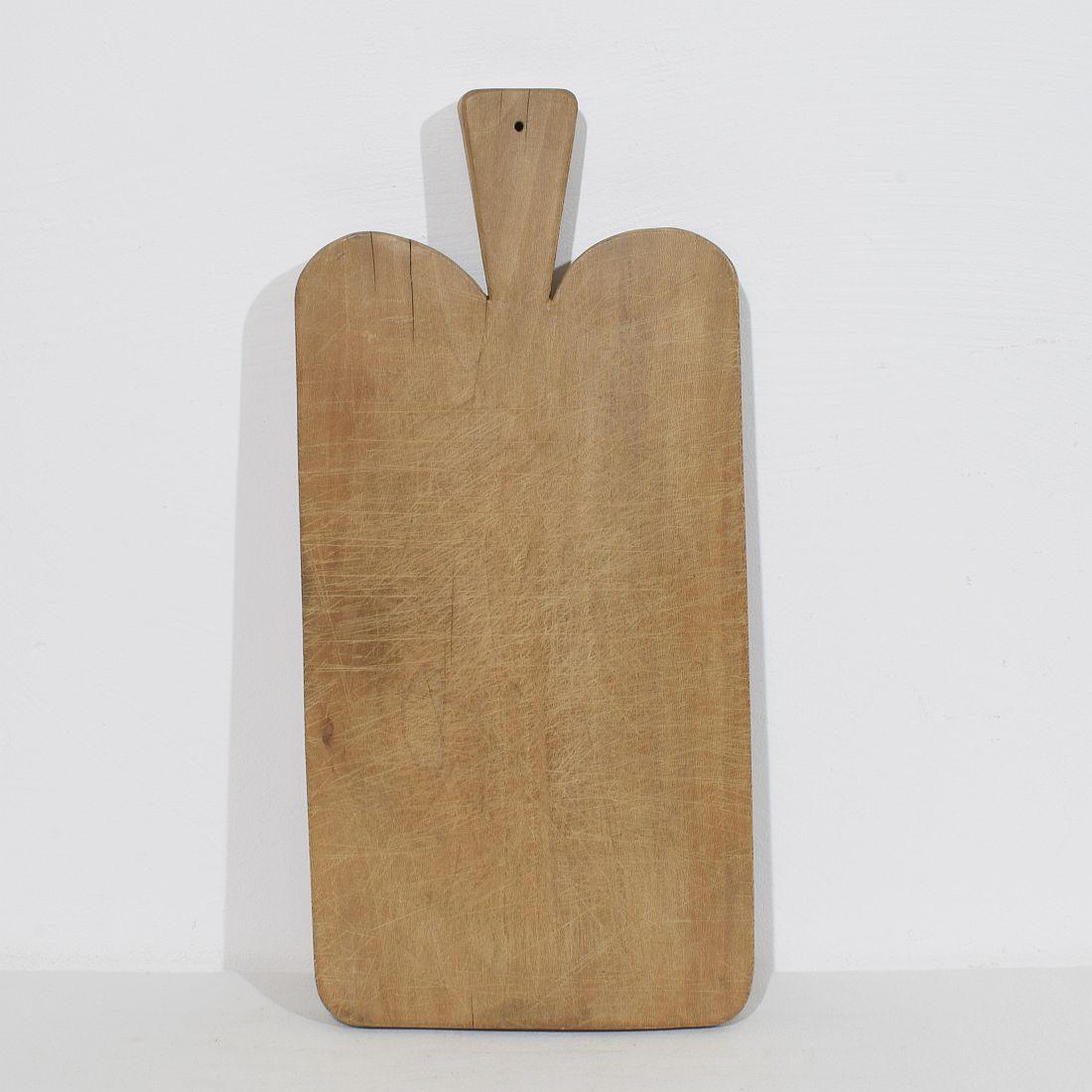 Collection of Three Rare French, 19th Century, Wooden Chopping or Cutting Boards For Sale 4