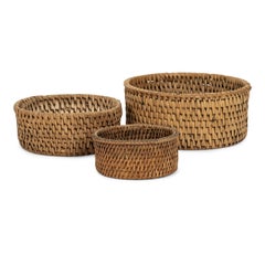 Collection of Three Swedish Nesting Baskets