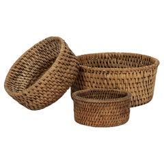 Collection of Three Swedish Nesting Baskets