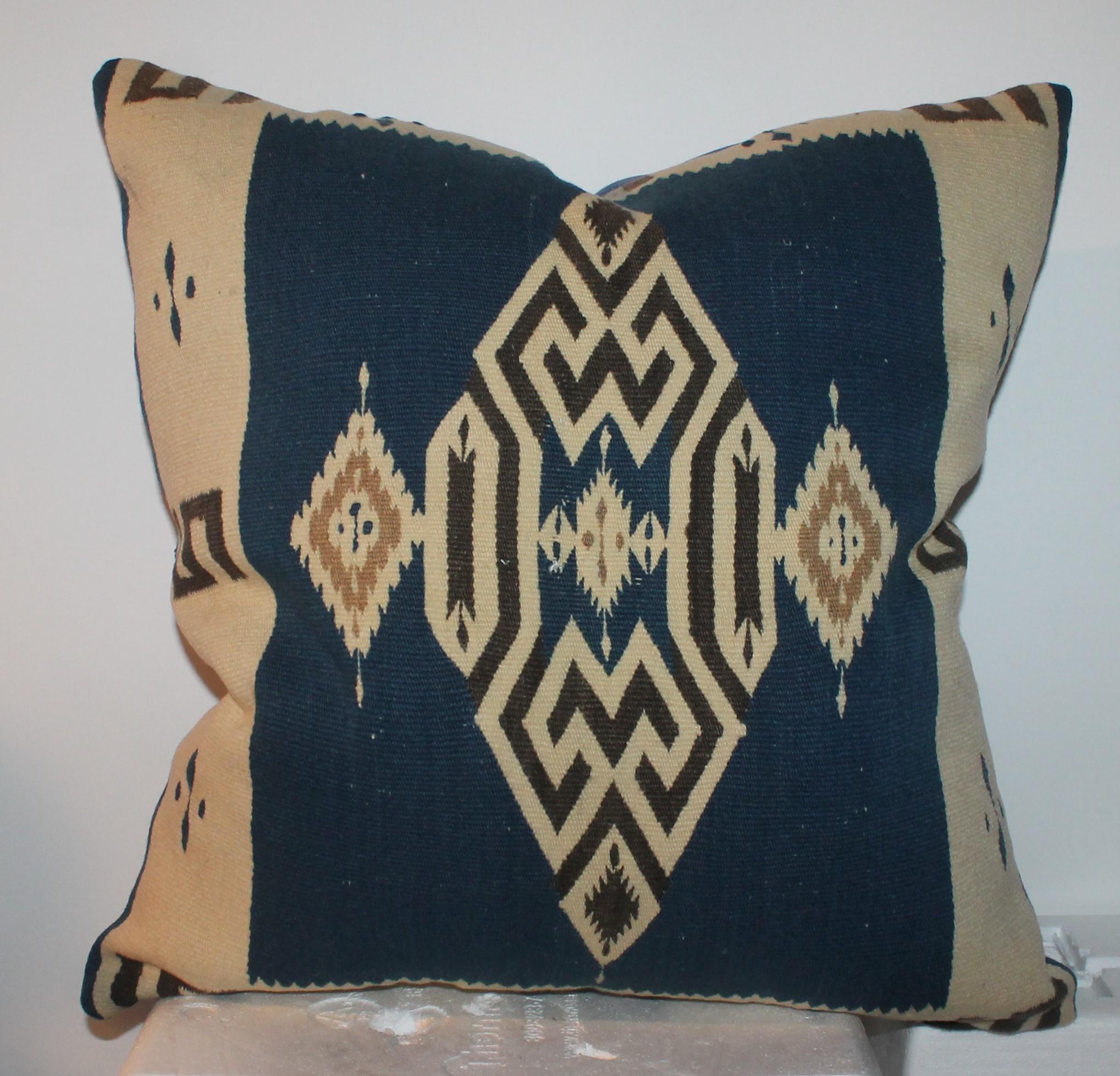 Collection of Three Tex Coco Indian Weaving Pillows, 3 In Good Condition For Sale In Los Angeles, CA