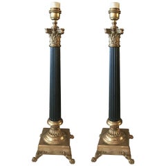 Collection of Tommy Hilfiger Empire Style Table Lamps
