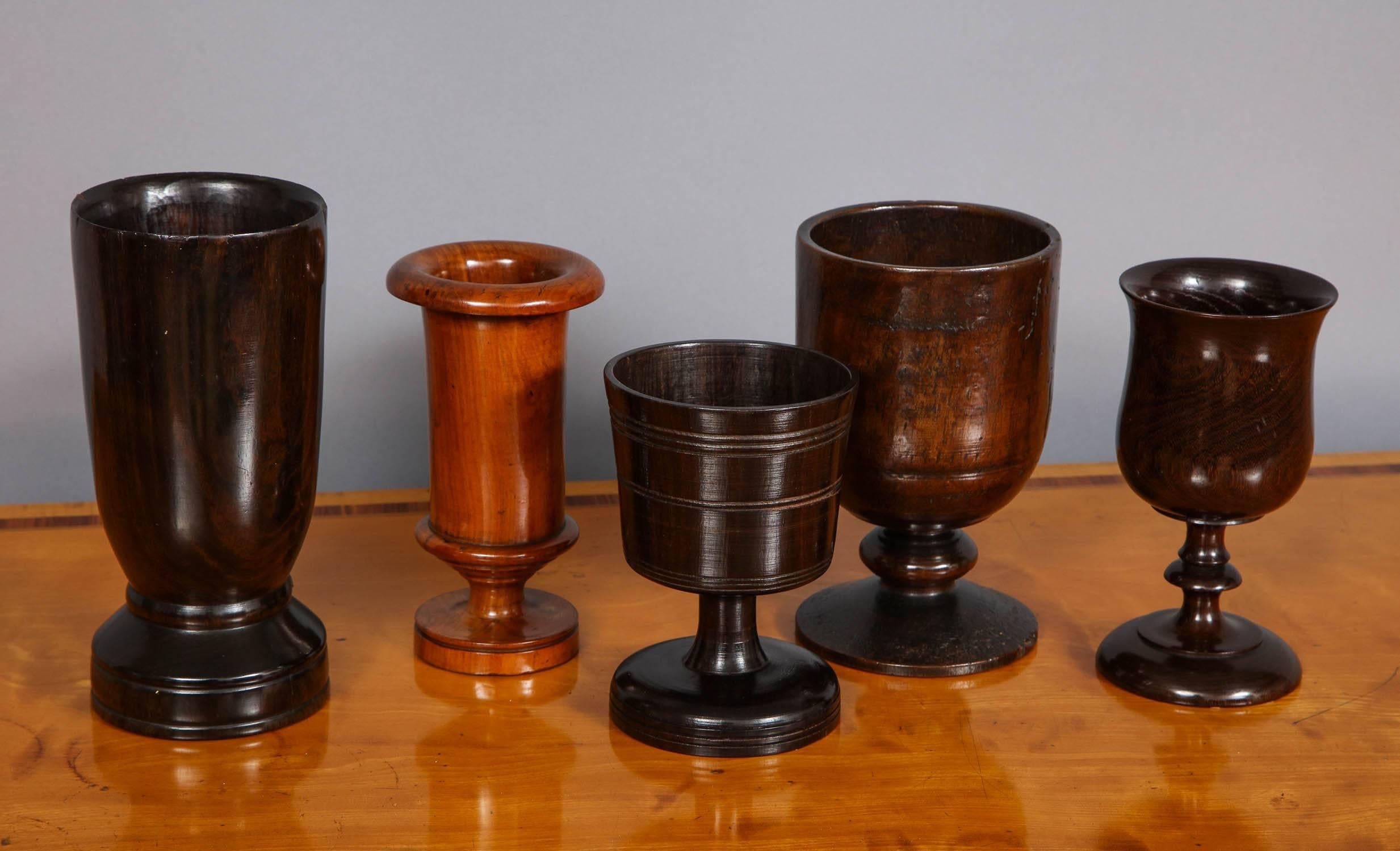 Collection of Treen Vessels In Excellent Condition For Sale In Greenwich, CT