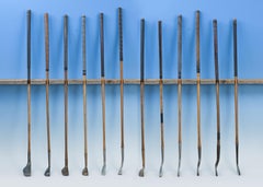 Collection Of Twelve Hickory Putters