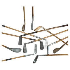Collection Of Twelve Hickory Putters