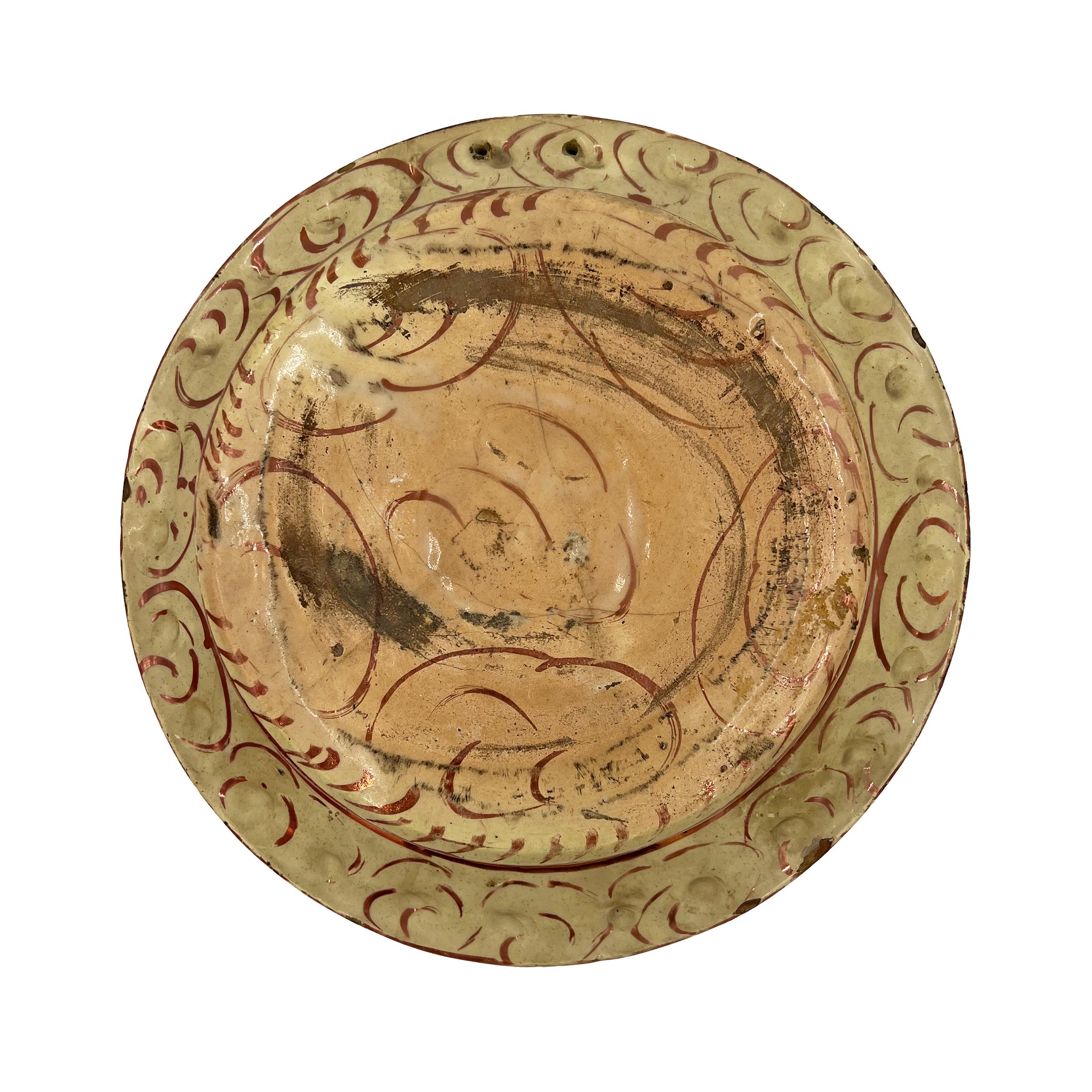 Collection of Twelve Hispano-Moresque Earthenware Chargers, 16th-19th Century 11