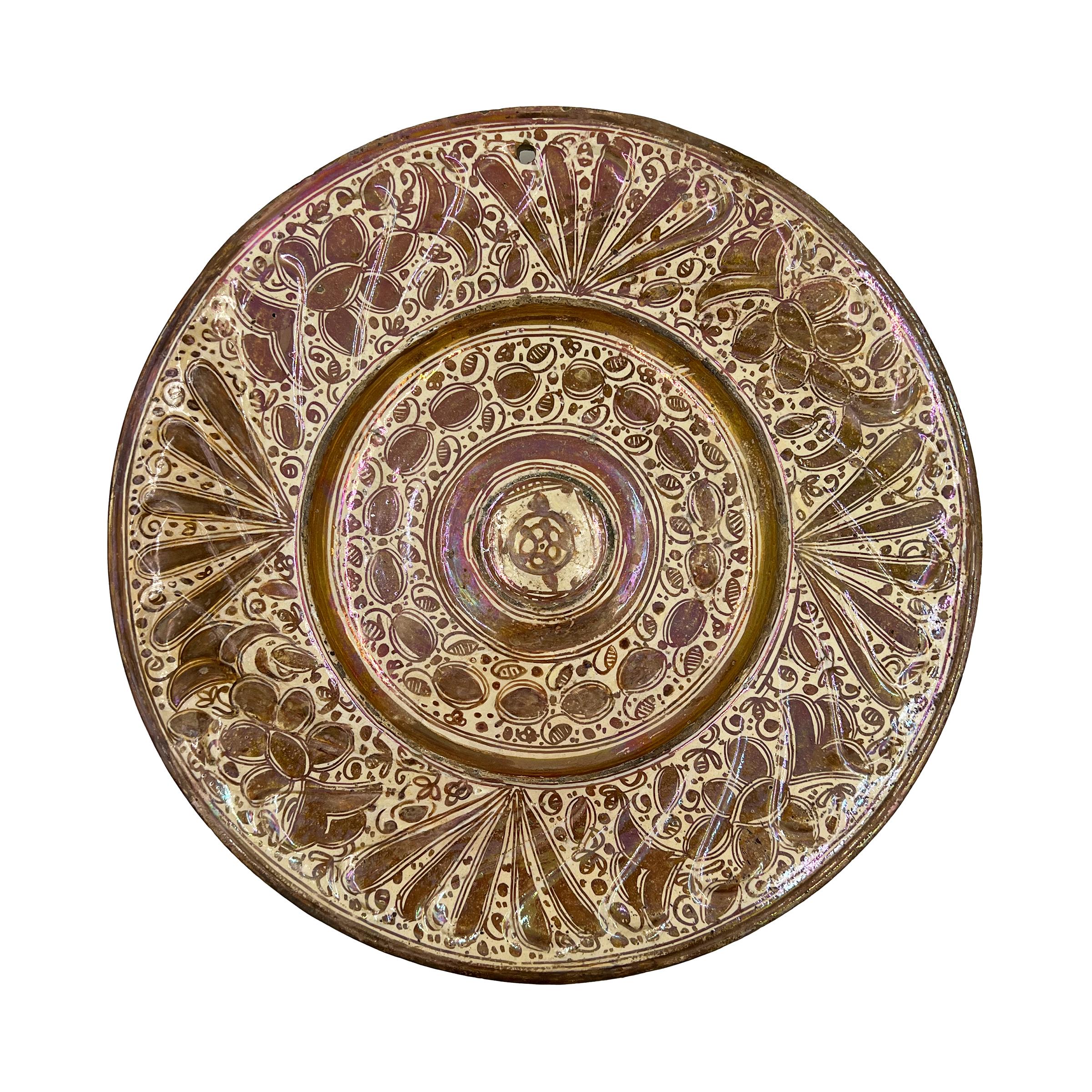 Collection of Twelve Hispano-Moresque Earthenware Chargers, 16th-19th Century 16