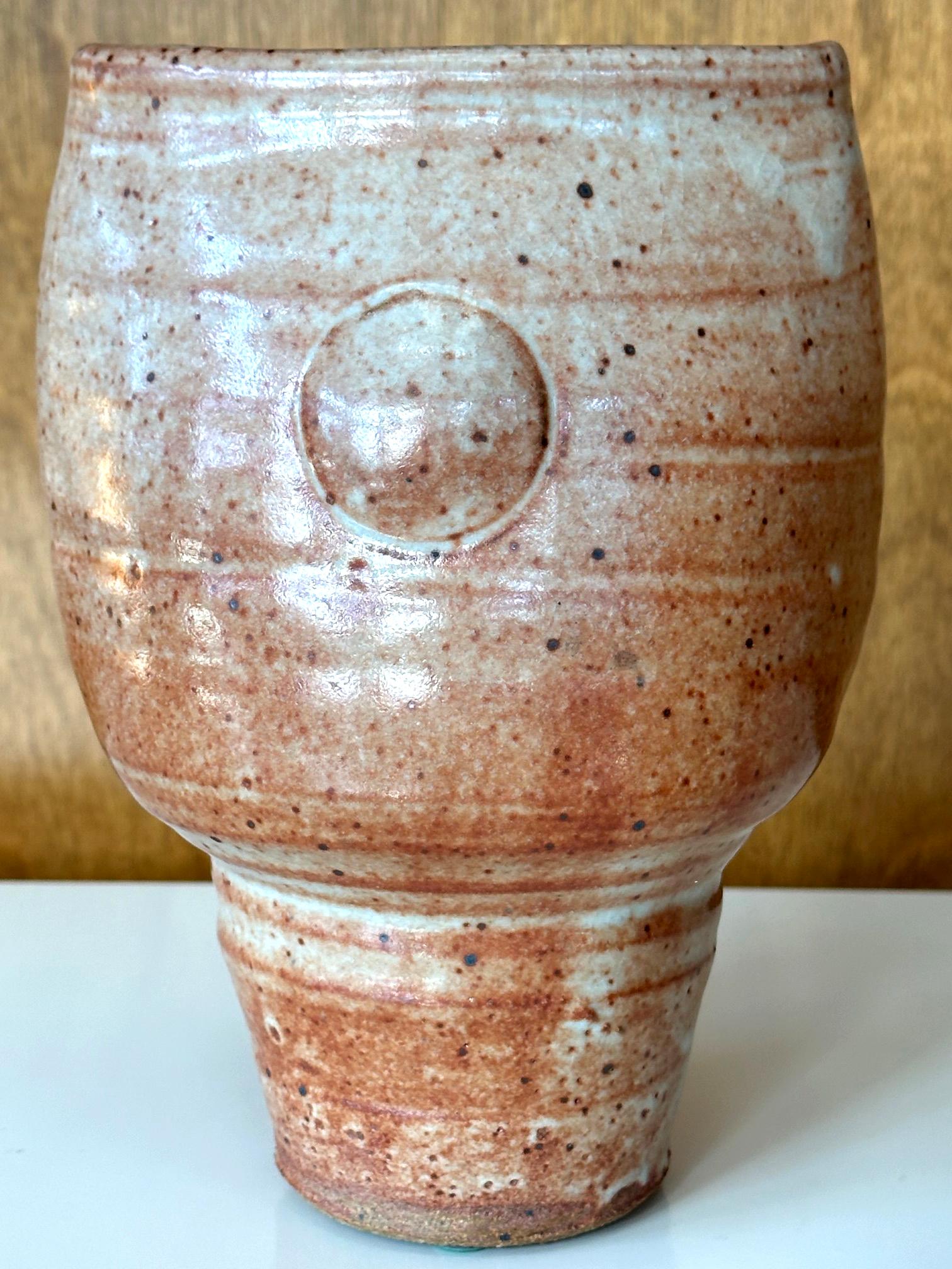 Collection de deux vases émaillés en céramique de Warren Mackinzie en vente 7