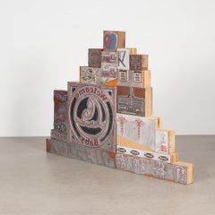 Collection of Typeset Advertising Print Blocks, C.1940