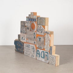 Collection of Typeset Advertising Print Blocks, C.1940