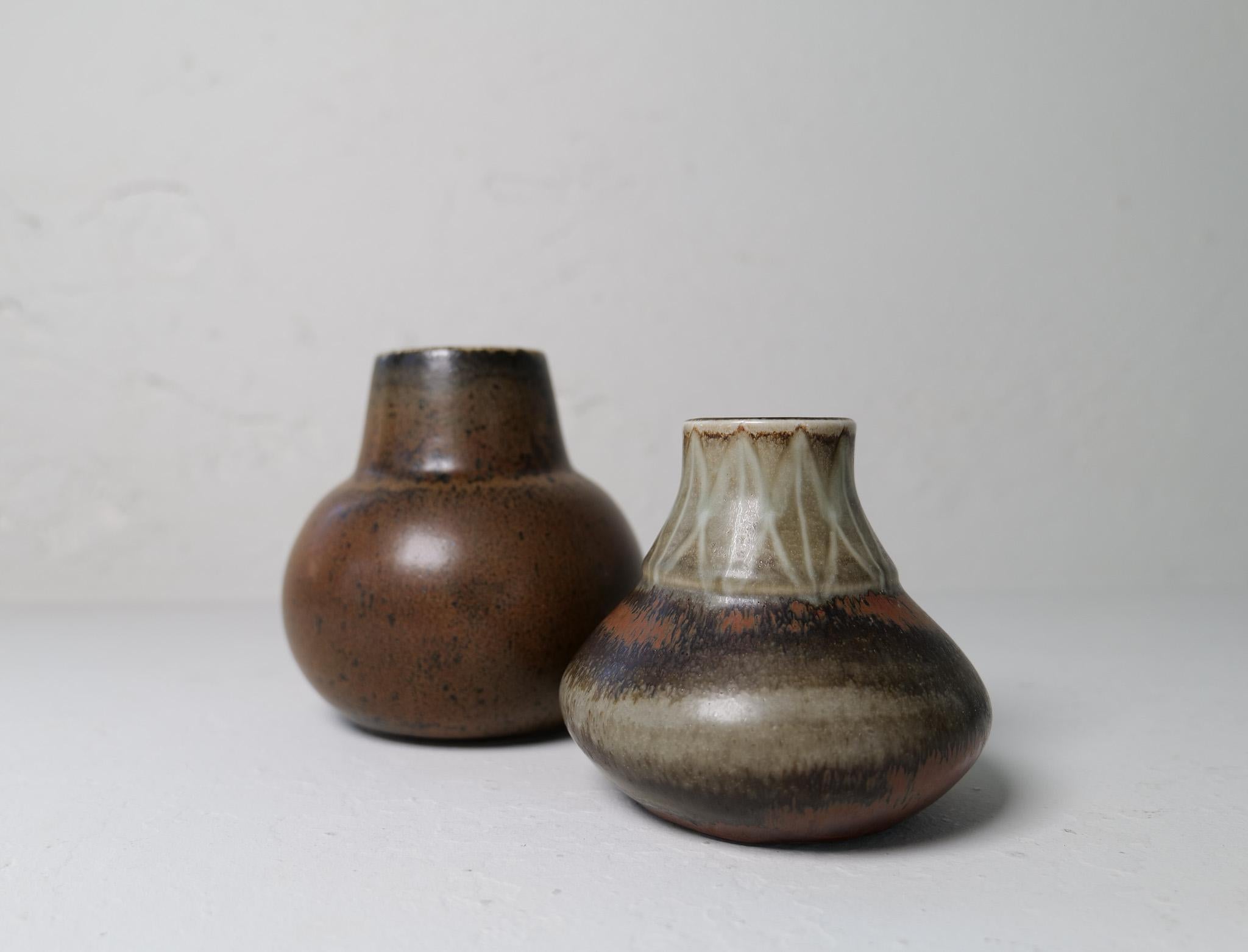 Collection of Unique Ceramic Vases von Carl Harry Stålhane Rörstrand Schweden, 1950 im Zustand „Gut“ im Angebot in Hillringsberg, SE