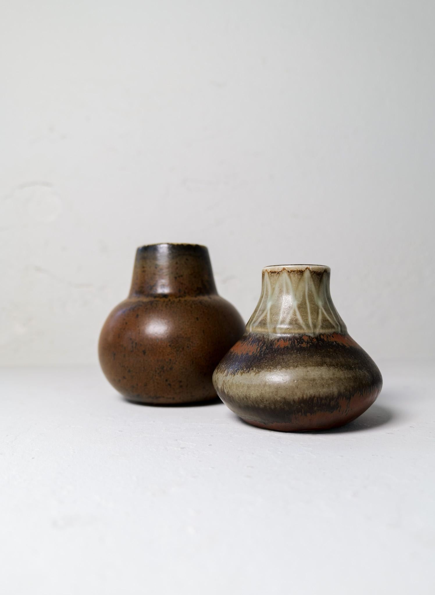 Collection of Unique Ceramic Vases von Carl Harry Stålhane Rörstrand Schweden, 1950 (Mitte des 20. Jahrhunderts) im Angebot