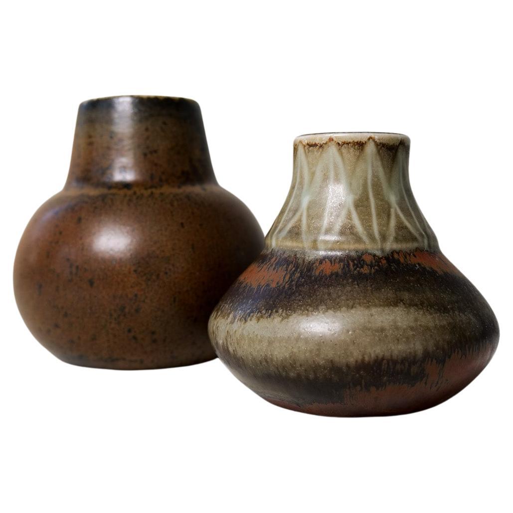 Collection of Unique Ceramic Vases von Carl Harry Stålhane Rörstrand Schweden, 1950 im Angebot